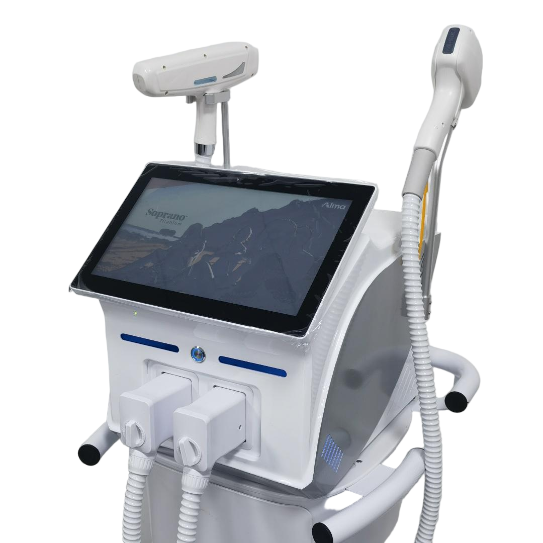 EQUIPO PROFESIONAL DE DEPILACIÓN LASER 4 ONDAS 2 EN 1 (TRATAMIENTOS HOLLYWOOD PEEL & DEPILACIÓN).